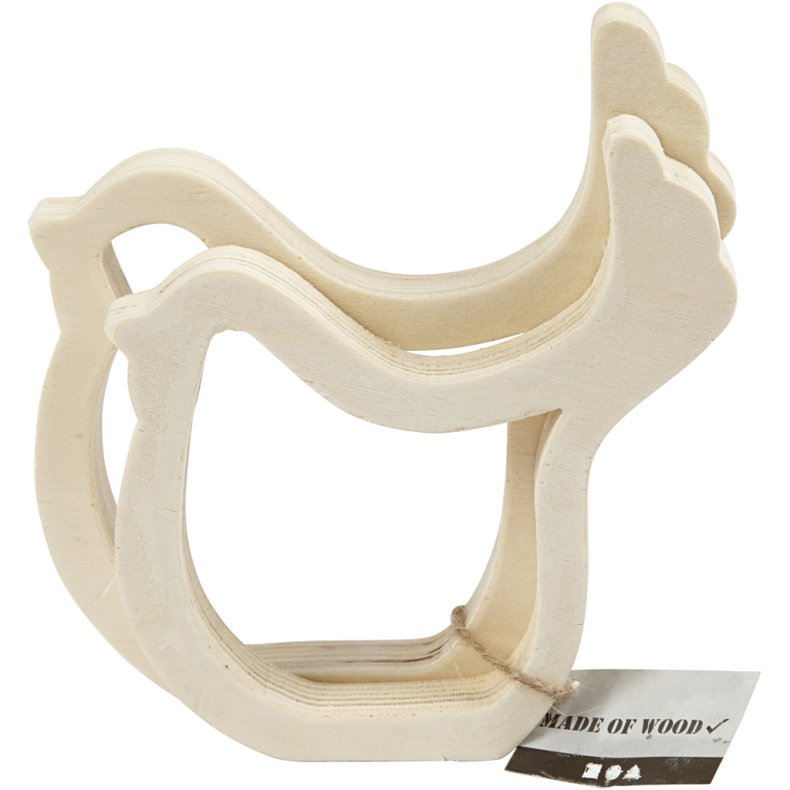 Kyllinger, H: 13 cm, D: 2 cm, B: 13 cm, 2 stk./ 1 pk.