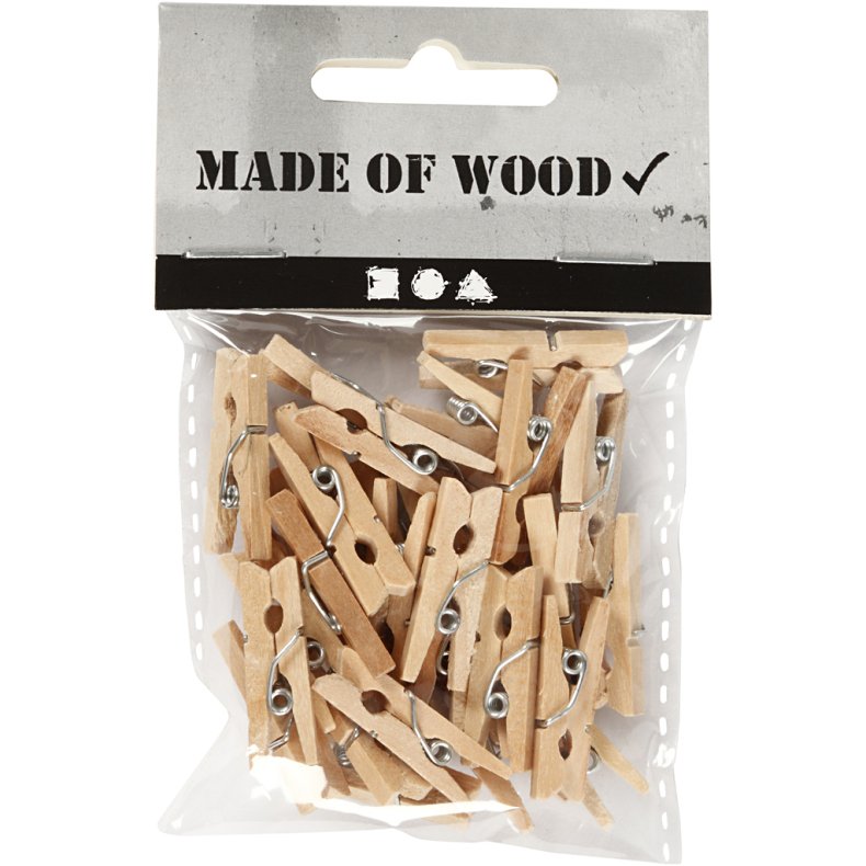 T&oslash;jklemmer, L: 25 mm, B: 3 mm, 30 stk./ 1 pk.