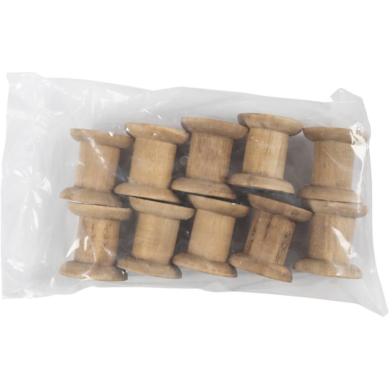 Spole, H: 50 mm, diam. 30+48 mm, hulstr. 10 mm, 10 stk./ 1 pk.