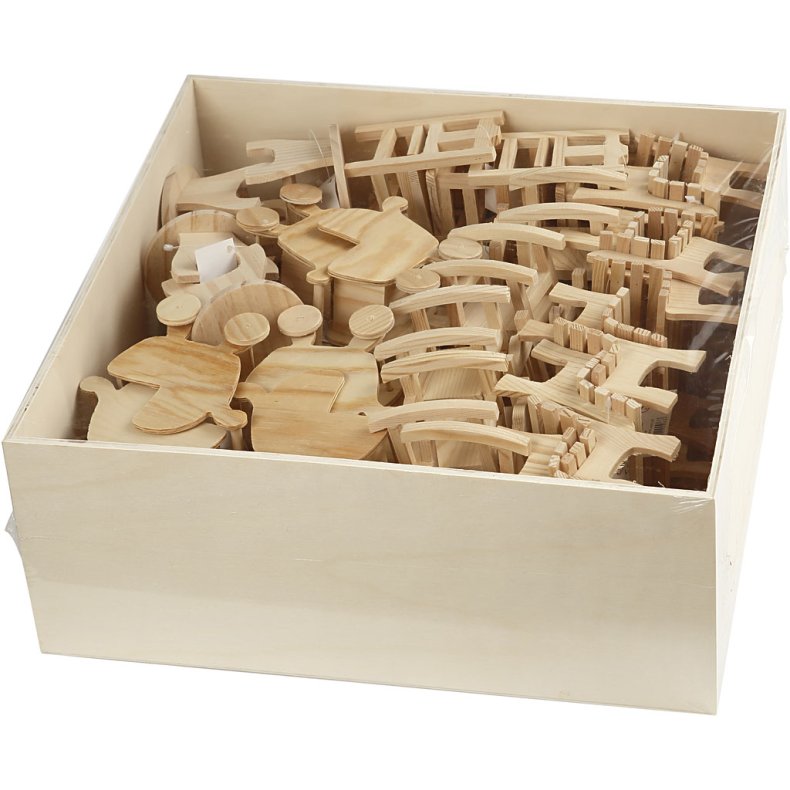 Minim&oslash;bler, stol, b&aelig;nk, gyngestol, bord, barnevogn, H: 5,8-10,5 cm, 50 stk./ 1 pk.