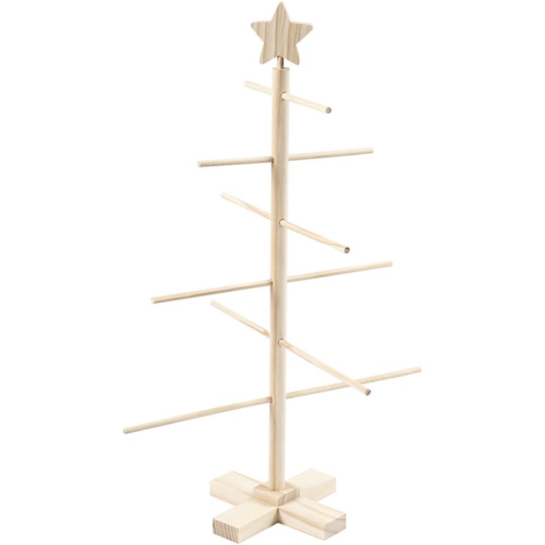 Juletr&aelig;, H: 60 cm, B: 40,5 cm, 1 stk.