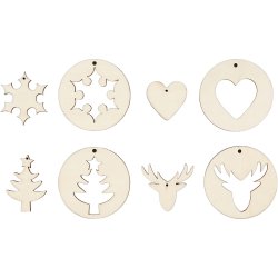 2i1 oph&aelig;ng, diam. 7 cm, hulstr. 3 mm, tykkelse 4 mm, 8 stk./ 1 pk.