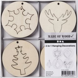 2i1 oph&aelig;ng, diam. 7 cm, hulstr. 3 mm, tykkelse 4 mm, 8 stk./ 1 pk.