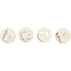 2i1 oph&aelig;ng, diam. 7 cm, hulstr. 3 mm, tykkelse 4 mm, 8 stk./ 1 pk.