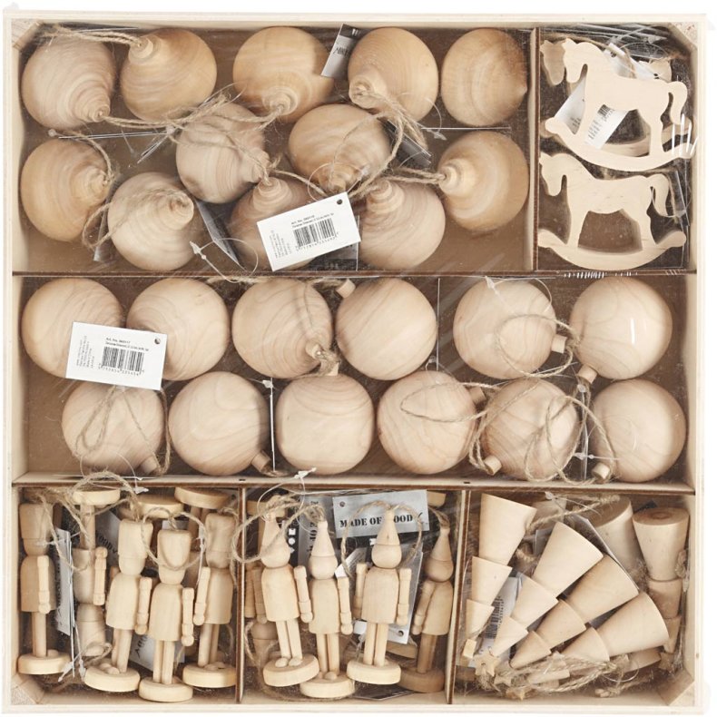 Juleoph&aelig;ng, H: 5,5-9 cm, 72 stk./ 1 pk.