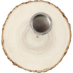 Fyrfadsstage, diam. 14-16 cm, tykkelse 19 mm, 1 stk.