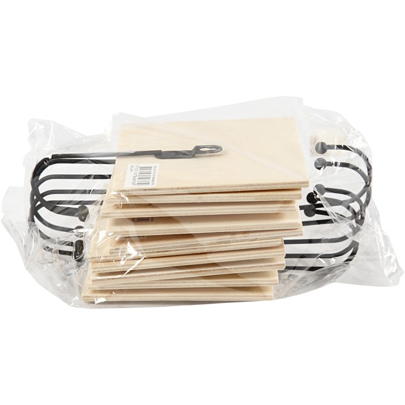 Knage, str. 12x12 cm, tykkelse 5 mm, 10 stk./ 1 pk.