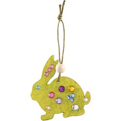 Tr&aelig;oph&aelig;ng, hare, &aelig;g, h&oslash;ne, str. 6 cm, tykkelse 3 mm, 200 stk./ 1 pk.