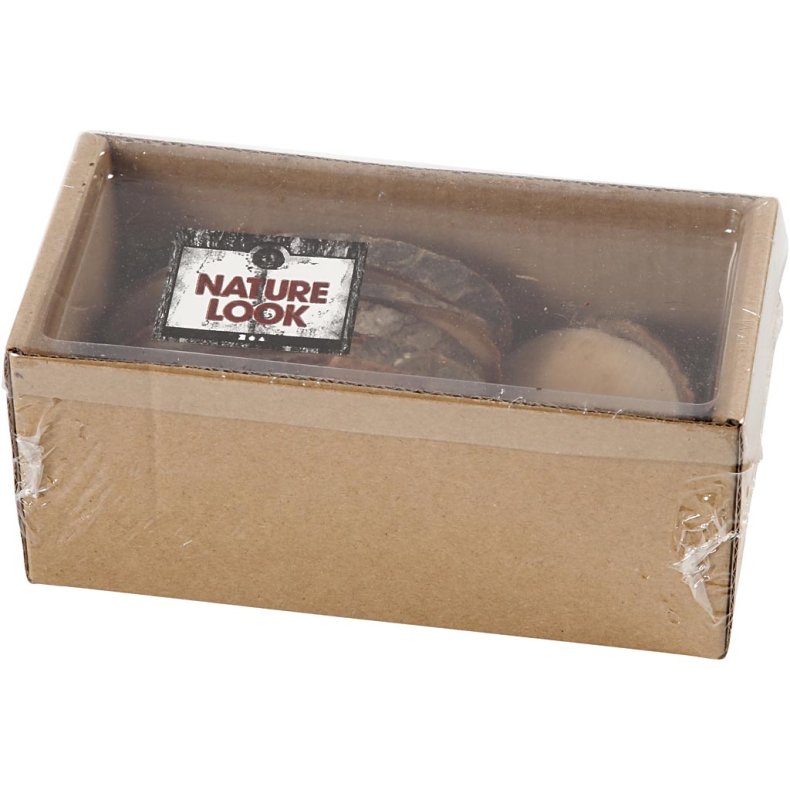 Tr&aelig;skiver, str. 9,5x6 cm, tykkelse 6 mm, 12 stk./ 1 pk.