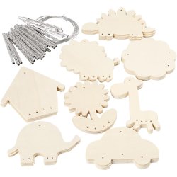 Vindspil, str. 9-14 cm, tykkelse 2 mm, 24 stk./ 1 pk.