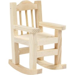 Gyngestol, H: 8,8 cm, D: 6,7 cm, B: 5,5 cm, 1 stk.