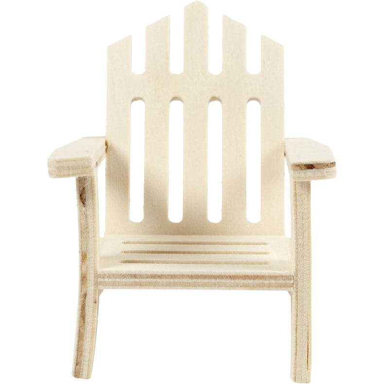 Havestol, H: 9 cm, D: 9 cm, B: 7,5 cm, 1 stk.