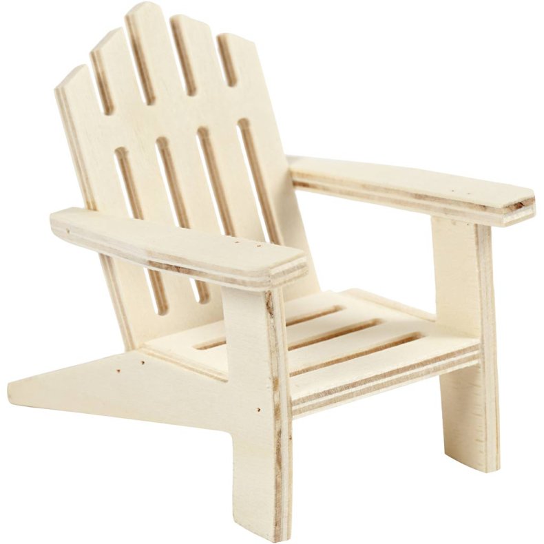 Havestol, H: 9 cm, D: 9 cm, B: 7,5 cm, 1 stk.