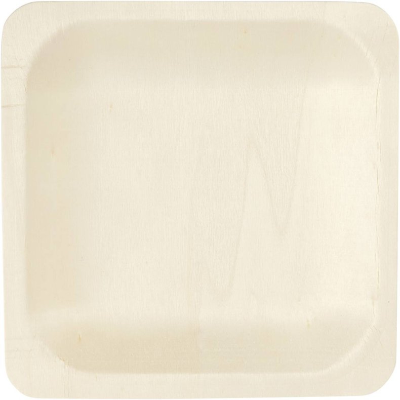 Tallerken, H: 2 cm, str. 14x14 cm, 12 stk./ 1 pk.