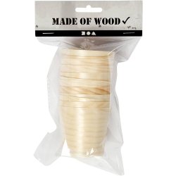 B&aelig;ger, H: 6 cm, diam. 5,5 cm, 12 stk./ 1 pk.