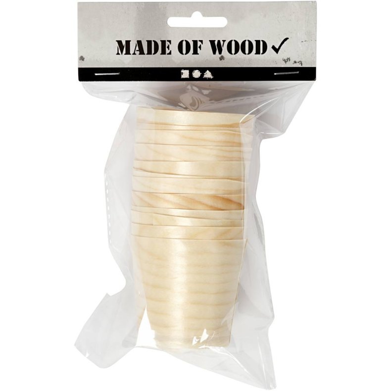 B&aelig;ger, H: 6 cm, diam. 5,5 cm, 12 stk./ 1 pk.