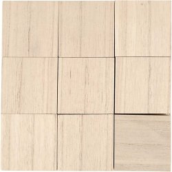 Tr&aelig;klodser, str. 4x4x4 cm, 9 stk./ 1 pk.