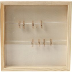 3D ramme, D: 35 mm, str. 23x23 cm, 1 stk.