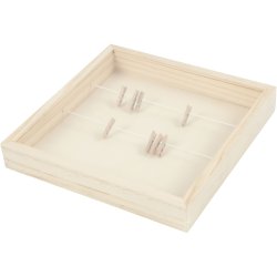 3D ramme, D: 35 mm, str. 23x23 cm, 1 stk.