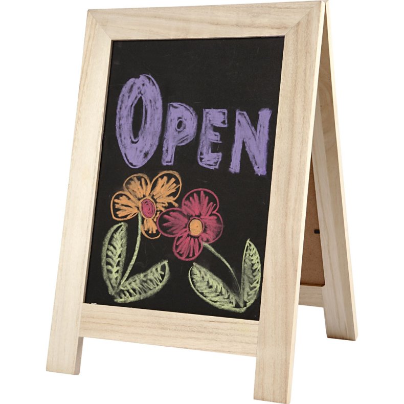 Sandwichskilt, H: 40 cm, B: 26 cm, 1 stk.