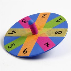 Snurretop, H: 4 cm, diam. 8 cm, 10 stk./ 1 pk.