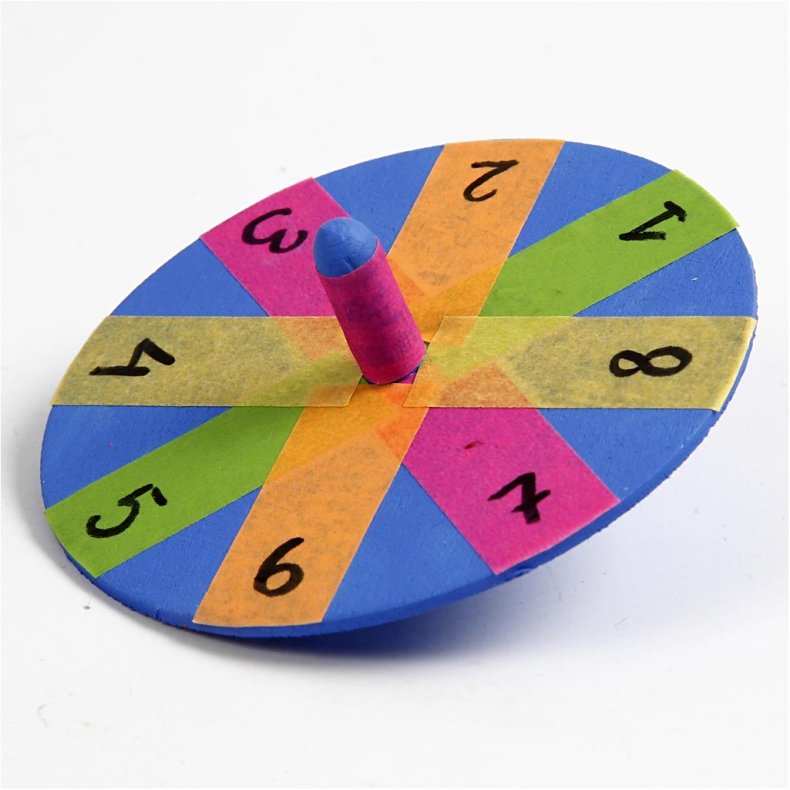 Snurretop, H: 4 cm, diam. 8 cm, 10 stk./ 1 pk.