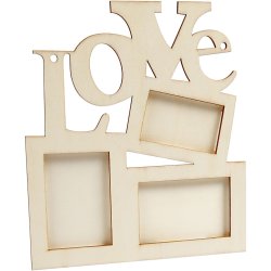 Ramme, str. 19,7x16 cm, tykkelse 7 mm, 1 stk.