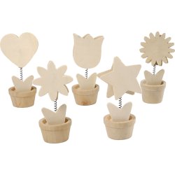 Memo-holder, H: 10 cm, diam. 5 cm, 10 stk./ 1 pk.