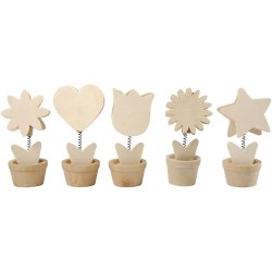 Memo-holder, H: 10 cm, diam. 5 cm, 10 stk./ 1 pk.