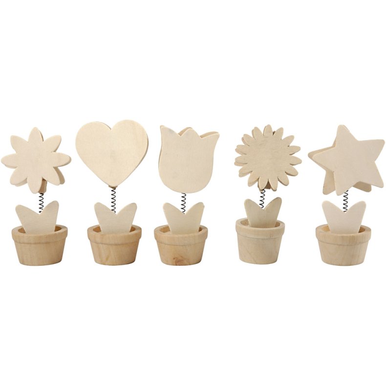 Memo-holder, H: 10 cm, diam. 5 cm, 10 stk./ 1 pk.