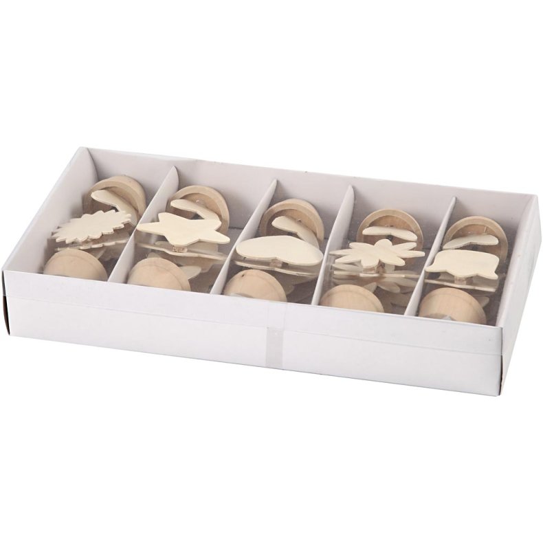 Memo-holder, H: 10 cm, diam. 5 cm, 10 stk./ 1 pk.