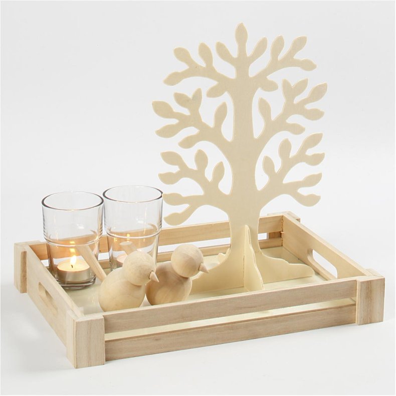 Tr&aelig;, str. 30x21,5 cm, tykkelse 2 mm, 10 stk./ 1 pk.