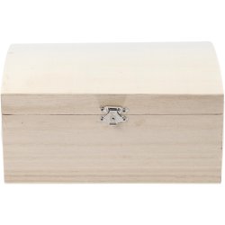 Skattekiste, str. 21,5x15,8x10,6 cm, 1 stk.