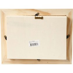 3D ramme med glas, D: 2,5 cm, str. 18,2x23,2 cm, 1 stk.