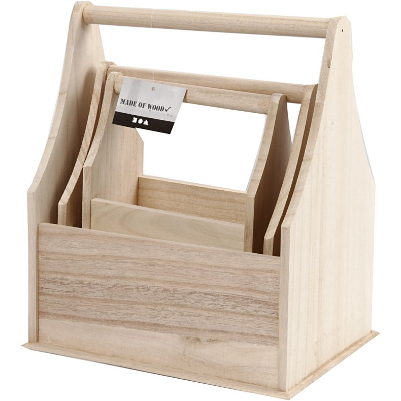 Flaskekasser, str. 24x17,5x28 cm, 3 stk./ 1 s&aelig;t