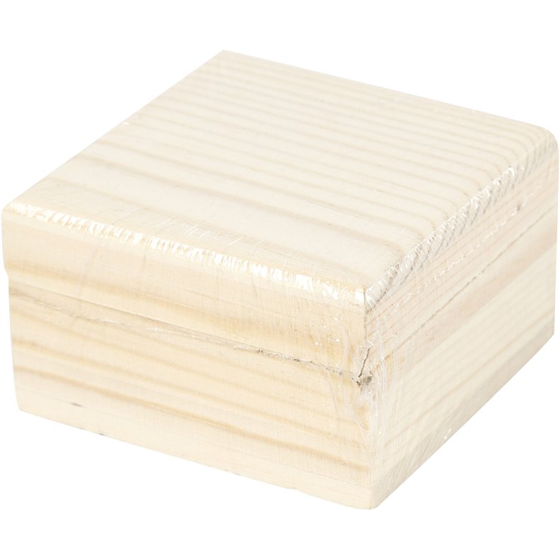 Smykke&aelig;ske, str. 6x6x3,5 cm, 1 stk.