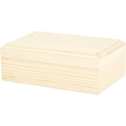 Smykke&aelig;ske, str. 14x9x5 cm, 1 stk.