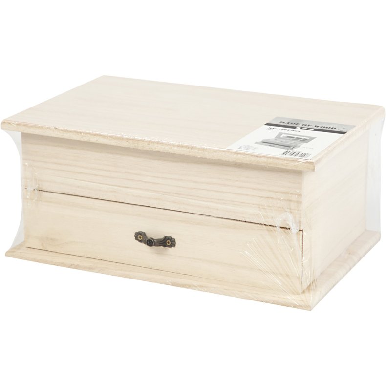 Smykkeskrin, str. 27x17x12 cm, 1 stk.