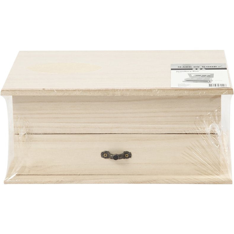 Smykkeskrin, str. 27x17x12 cm, 1 stk.