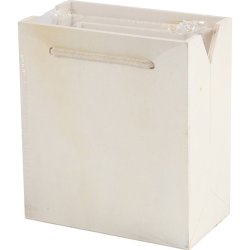 Poser med hank, H: 12+14+16 cm, D: 5+7+9 cm, B: 16+16,5+18 cm, 3 stk./ 1 s&aelig;t