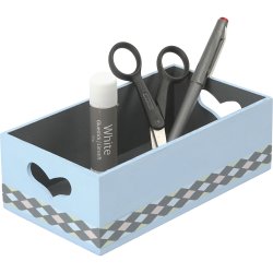 Kasser, H: 6,3+5,8+5,5 cm, L: 20,5+18+15,8 cm, B: 11,5+9,8+7,8 cm, 3 stk./ 1 s&aelig;t