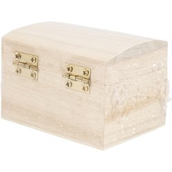 Skattekiste, str. 8x6x4,5 cm, 1 stk.