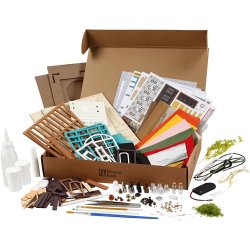 Miniaturerum, Kaffebar, H: 19 cm, L: 22,6 cm, B: 19,4 cm, 1 stk.