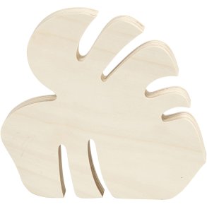 Blad, H: 19 cm, B: 20 cm, 1 stk.