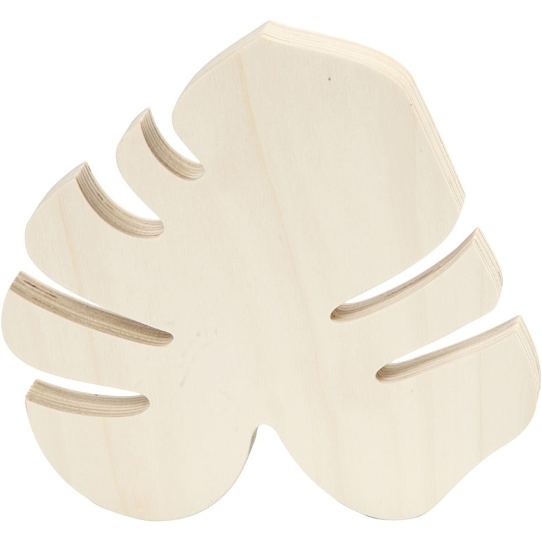 Blad, H: 19 cm, B: 20 cm, 1 stk.