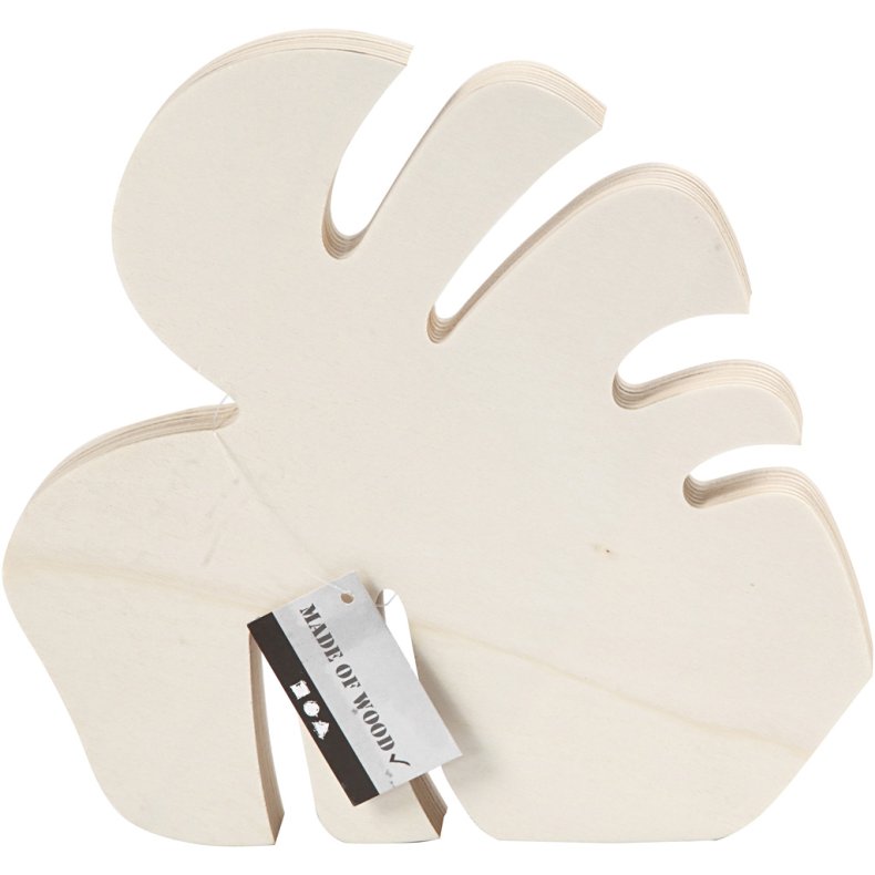 Blad, H: 19 cm, B: 20 cm, 1 stk.