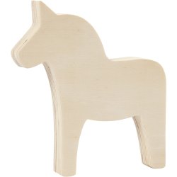 Hest, H: 13 cm, B: 12 cm, 1 stk.