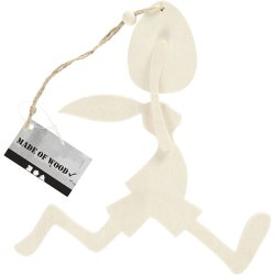 Hare med &aelig;g, H: 18 cm, B: 17 cm, 1 s&aelig;t