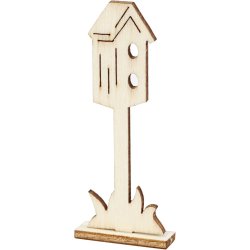 Saml-selv tr&aelig;figur, L: 15,5 cm, B: 17 cm, tykkelse 3 mm, 1 pk.