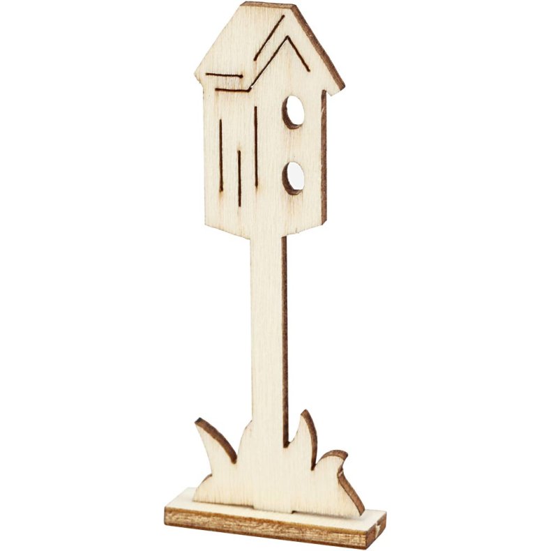 Saml-selv tr&aelig;figur, L: 15,5 cm, B: 17 cm, tykkelse 3 mm, 1 pk.